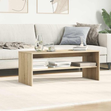 vidaXL Έπιπλο Τηλεόρασης Sonoma Δρυς 100x40x40cm από Μοριοσανίδα