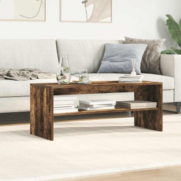 vidaXL Έπιπλο Τηλεόρασης Καπνιστή Δρυς 100x40x40cm Επεξ. Ξύλο