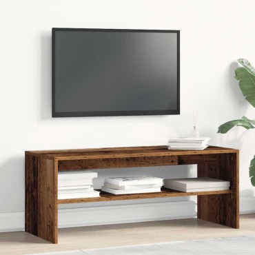 vidaXL Έπιπλο Τηλεόρασης Παλιό Ξύλο 100x40x40cm από Μοριοσανίδα
