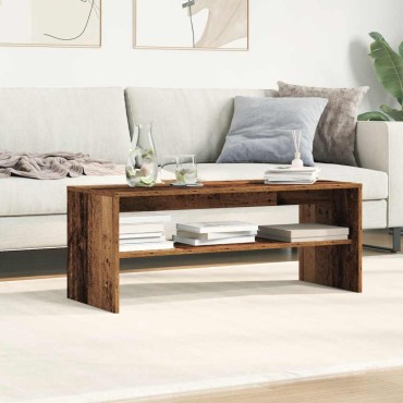 vidaXL Έπιπλο Τηλεόρασης Παλιό Ξύλο 100x40x40cm από Μοριοσανίδα