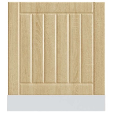 vidaXL Πλυντήριο πιάτων Πίνακας "Lucca" Sonoma Oak Engineered Wood 60x1,5x67 cm