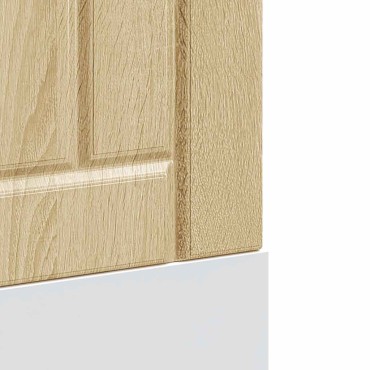 vidaXL Πλυντήριο πιάτων Πίνακας "Lucca" Sonoma Oak Engineered Wood 60x1,5x67 cm
