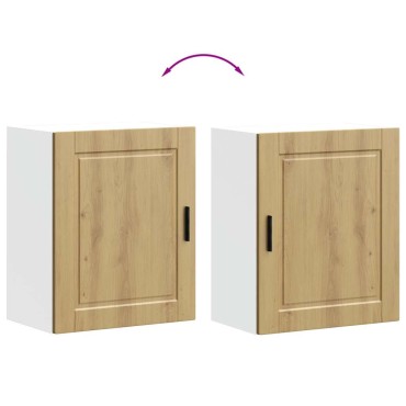 vidaXL ντουλάπι τοίχου κουζίνας "Porto" Artisan Oak Engineered Wood 50x31x60cm