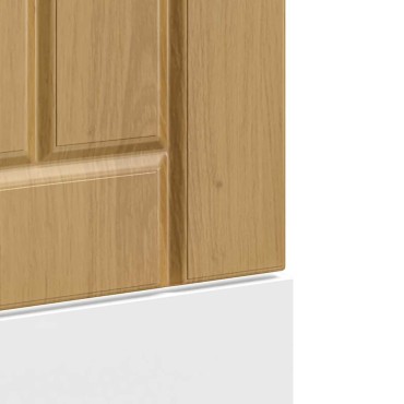 vidaXL Πίνακας πλυντηρίου πιάτων "Lucca" Artisan Oak Engineered Wood 45x1,5x67 cm
