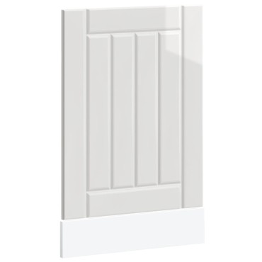 vidaXL Πίνακας πλυντηρίου πιάτων "Lucca" High Gloss White 45x1,5x67 cm