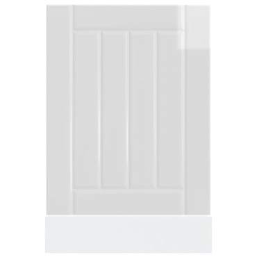 vidaXL Πίνακας πλυντηρίου πιάτων "Lucca" High Gloss White 45x1,5x67 cm
