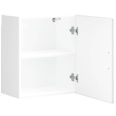 vidaXL ντουλάπια τοίχου κουζίνας 2 τεμ. "Porto" High Gloss White 50x31x60cm