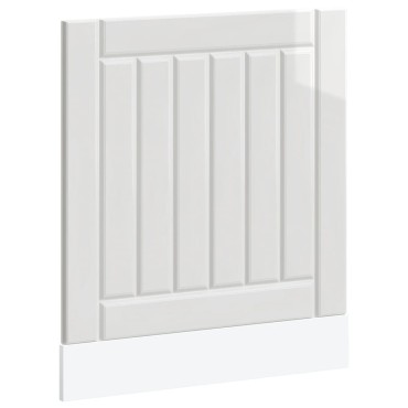 vidaXL Πίνακας πλυντηρίου πιάτων "Lucca" High Gloss White 60x1,5x67 cm