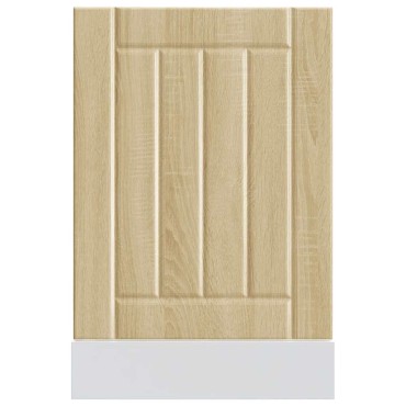 vidaXL Πλυντήριο πιάτων Πίνακας "Lucca" Sonoma Oak Engineered Wood 45x1,5x67 cm