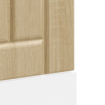 vidaXL Πλυντήριο πιάτων Πίνακας "Lucca" Sonoma Oak Engineered Wood 45x1,5x67 cm
