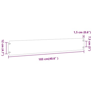 vidaXL Περιφράξεις γκαζόν 10 τεμάχια 15x103 cm από ανοξείδωτο ατσάλι