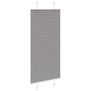 vidaXL Πλισέ περσίδα Ανθρακί 60x150 cm Πλάτος υφάσματος 59,4 cm