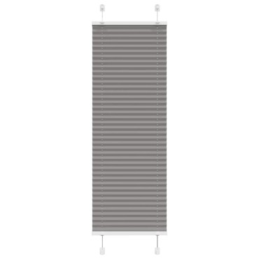 vidaXL Πλισέ περσίδα Ανθρακί 50x100 cm Πλάτος υφάσματος 49,4 cm
