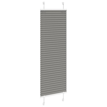 vidaXL Πλισέ περσίδα Ανθρακί 50x100 cm Πλάτος υφάσματος 49,4 cm