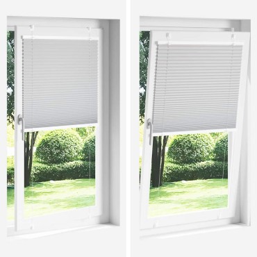 vidaXL Πλισέ περσίδα Μαύρο 110x200 cm Πλάτος υφάσματος 109,4 cm