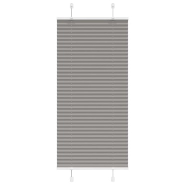 vidaXL Πλισέ περσίδα Ανθρακί 60x100 cm Πλάτος υφάσματος 59,4 cm