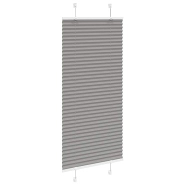 vidaXL Πλισέ περσίδα Ανθρακί 60x100 cm Πλάτος υφάσματος 59,4 cm