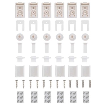 vidaXL Πλισέ περσίδα Λευκό 115x150 cm Πλάτος υφάσματος 114,4 cm