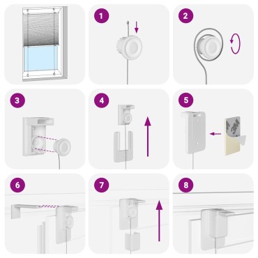 vidaXL Πλισέ περσίδα Ανθρακί 65x100 cm Πλάτος υφάσματος 64,4 cm