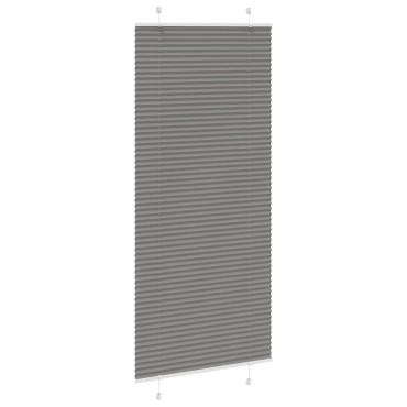 vidaXL Πλισέ περσίδα Ανθρακί 100x200 cm Πλάτος υφάσματος 99,4 cm