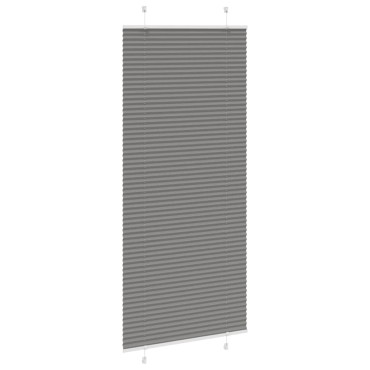 vidaXL Πλισέ περσίδα Ανθρακί 100x200 cm Πλάτος υφάσματος 99,4 cm