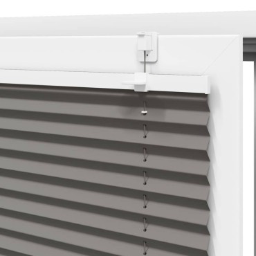 vidaXL Πλισέ περσίδα Ανθρακί 100x200 cm Πλάτος υφάσματος 99,4 cm