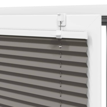 vidaXL Πλισέ περσίδα Ανθρακί 105x150 cm Πλάτος υφάσματος 104,4 cm