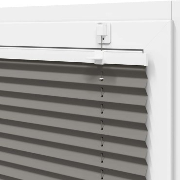 vidaXL Πλισέ περσίδα Ανθρακί 105x150 cm Πλάτος υφάσματος 104,4 cm