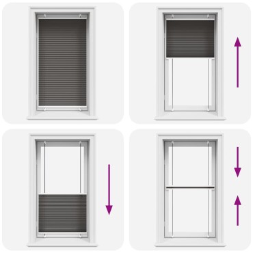 vidaXL Πλισέ περσίδα Μαύρο 70x150 cm Πλάτος υφάσματος 69,4 cm
