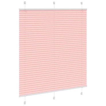 vidaXL Πλισέ περσίδα ροζ 120x150 cm Πλάτος υφάσματος 119,4 cm