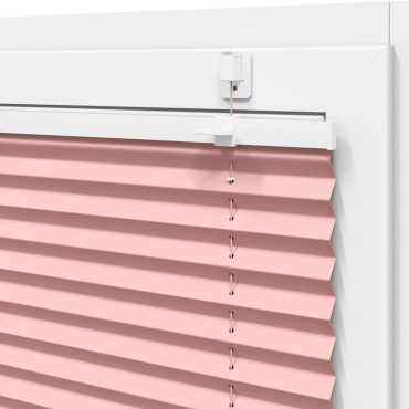 vidaXL Πλισέ περσίδα ροζ 120x150 cm Πλάτος υφάσματος 119,4 cm