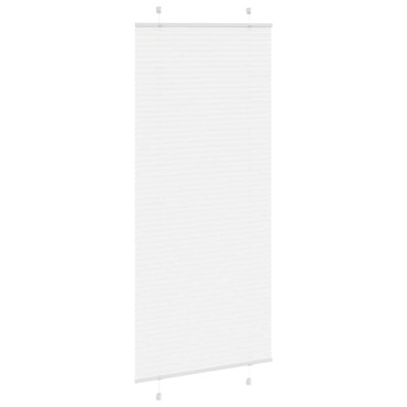 vidaXL Πλισέ περσίδα Λευκό 95x200 cm Πλάτος υφάσματος 94,4 cm
