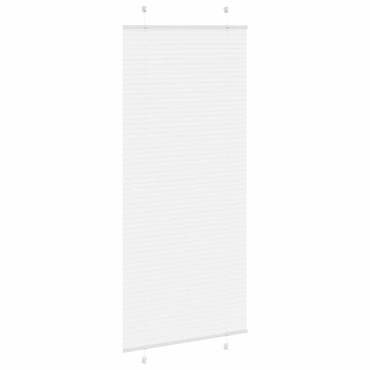 vidaXL Πλισέ περσίδα Λευκό 95x200 cm Πλάτος υφάσματος 94,4 cm