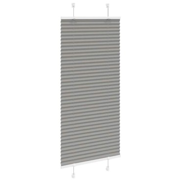 vidaXL Πλισέ περσίδα Ανθρακί 55x150 cm Πλάτος υφάσματος 54,4 cm