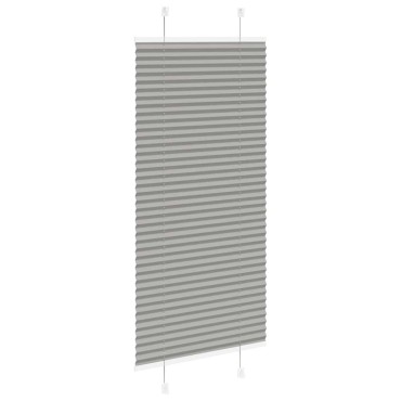 vidaXL Πλισέ περσίδα Ανθρακί 55x150 cm Πλάτος υφάσματος 54,4 cm