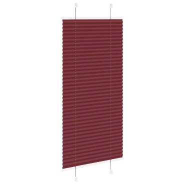 vidaXL Πλισέ περσίδα Μπορντό κόκκινο 60x150 cm Πλάτος υφάσματος