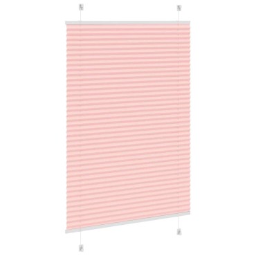 vidaXL Πλισέ περσίδα ροζ 95x150 cm Πλάτος υφάσματος 94,4 cm
