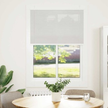 vidaXL Πλισέ περσίδα ανοιχτό γκρι 85x100 cm Πλάτος υφάσματος 84,4 cm