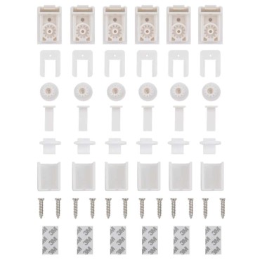vidaXL Πλισέ περσίδα ανοιχτό γκρι 105x150 cm Πλάτος υφάσματος 104,4 cm