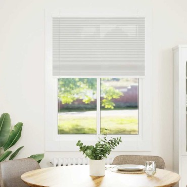 vidaXL Πλισέ περσίδα ανοιχτό γκρι 100x150 cm Πλάτος υφάσματος 99,4 cm