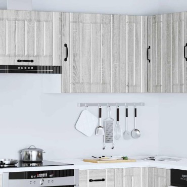vidaXL Ντουλάπι τοίχου κουζίνας "Lucca" Γκρι Sonoma 50x31x60cm 1 τεμ.