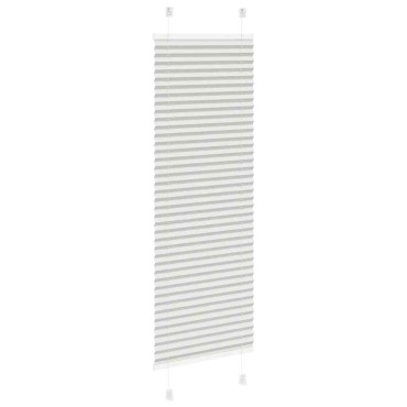 vidaXL Πλισέ περσίδα ανοιχτό γκρι 40x150 cm Πλάτος υφάσματος 39,4 cm
