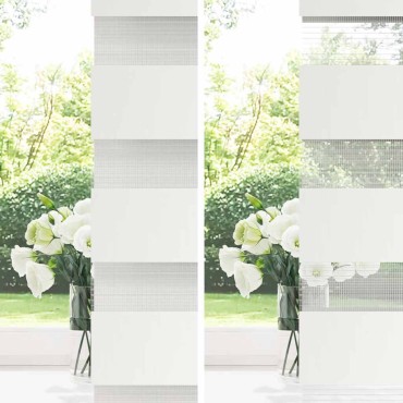 vidaXL Ζέβρα τυφλή 105x150 cm Πλάτος υφάσματος 100,9 εκ. Πολυεστέρας