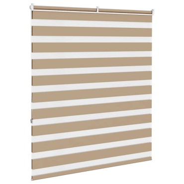 vidaXL Ζέβρα τυφλή 135x150 cm Πλάτος υφάσματος 130,9 εκ. Πολυεστέρας
