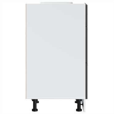 vidaXL Κάτω ντουλάπι Lyon μαύρο 40x46x81,5cm Κατασκευασμένο ξύλο