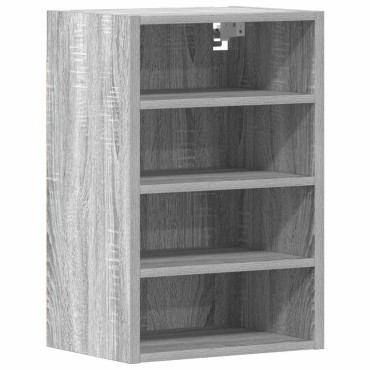 vidaXL κρεμαστό ντουλάπι Riga γκρι Sonoma 40x29,5x60cm 1 τεμ.
