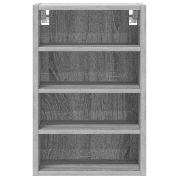 vidaXL κρεμαστό ντουλάπι Riga γκρι Sonoma 40x29,5x60cm 1 τεμ.