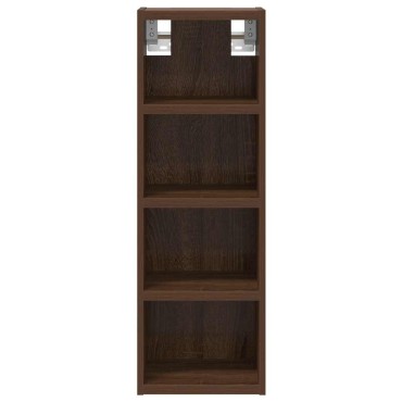 vidaXL κρεμαστό ντουλάπι Riga καφέ δρυς 20x29,5x60cm Ξύλο μηχανής 1 τεμ.