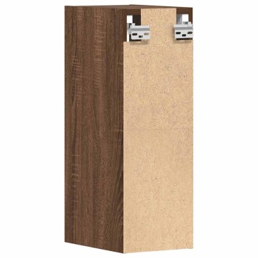 vidaXL κρεμαστό ντουλάπι Riga καφέ δρυς 20x29,5x60cm Ξύλο μηχανής 1 τεμ.