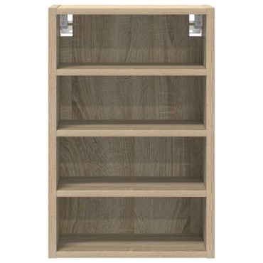 vidaXL κρεμαστό ντουλάπι Riga Sonoma Oak 40x29,5x60cm 1 τεμ.